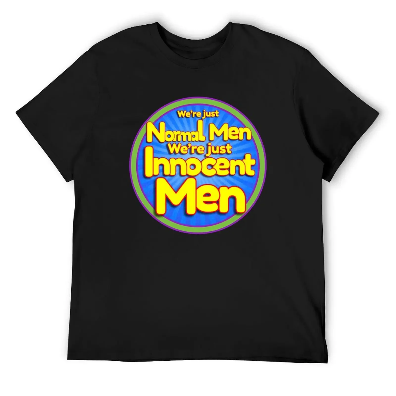 NORMAL MEN - INNOCENT MEN (alternative version) T-Shirt man t shirt blue archive plain white t shirts men