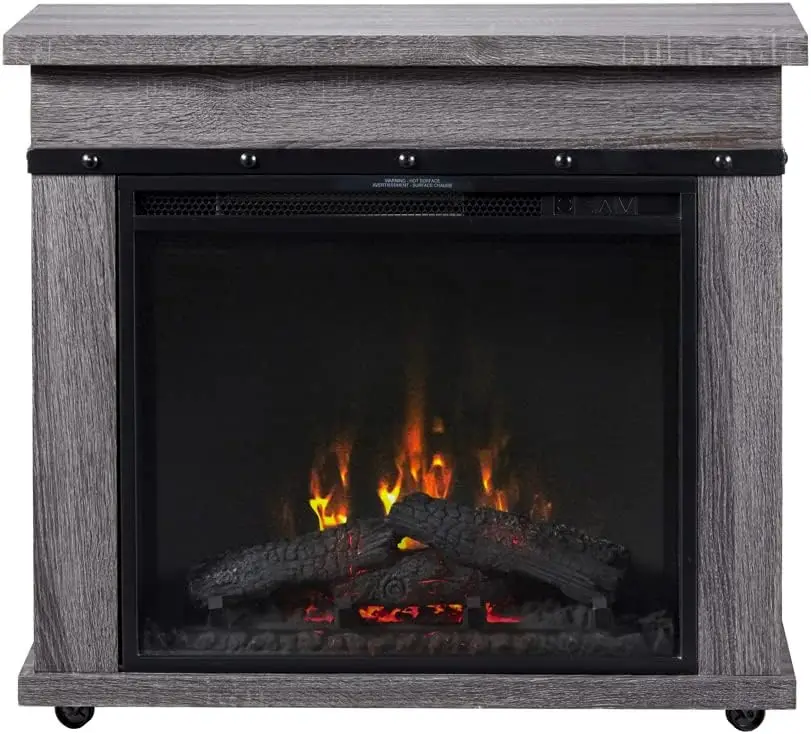 Dimplex Morgan Electric Fireplace Mantel (Model: C3P23LJ-2085CO), 5118 BTU, 120 Volt, 1500 Watt, Charcoal Oak