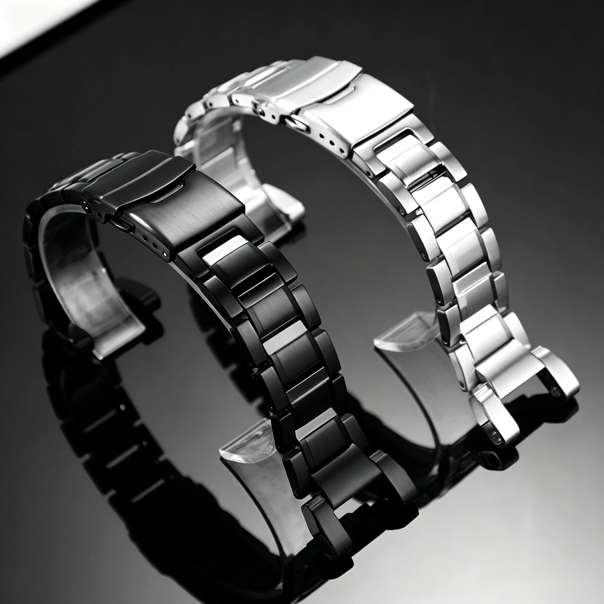 Suitable for Casio Darth Vader Air Brave GR-B100 Modified Stainless Steel Watch Belt Special Steel Belt Men