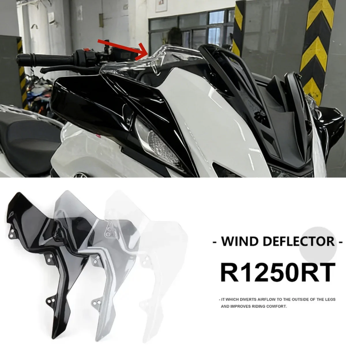 

Ветровики (дефлекторы) на руль для мотоциклов BMW R1250RT 2021-2023 гг.