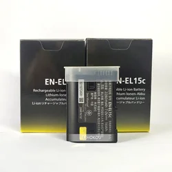 1 Pieces Original 2280mAh EN-EL15C EN-EL15b Battery for Nikon Z5, Z6, Z6 II,Z7,Z7II, D600, D610, D600E, D800, D800E, D810 Camera