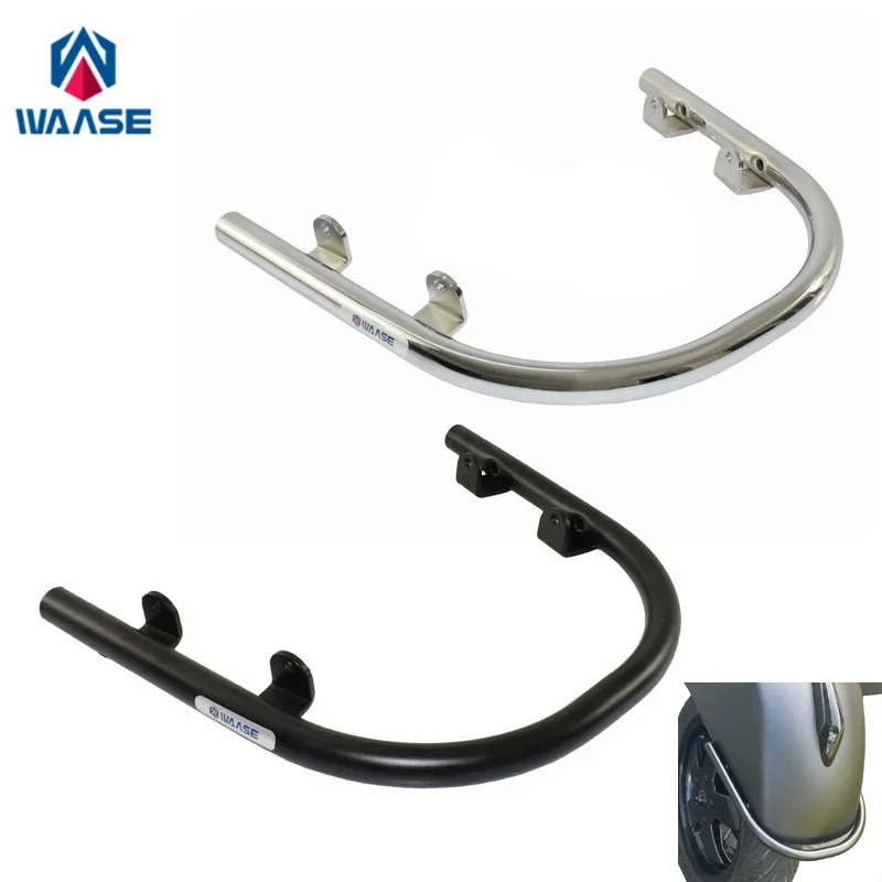 

waase For Vespa GTS 250 300 GTS300 2008-2023 Front Mudguard Bumper Guard Frash Stunt Cage Crash Bar Fender Frame Protector
