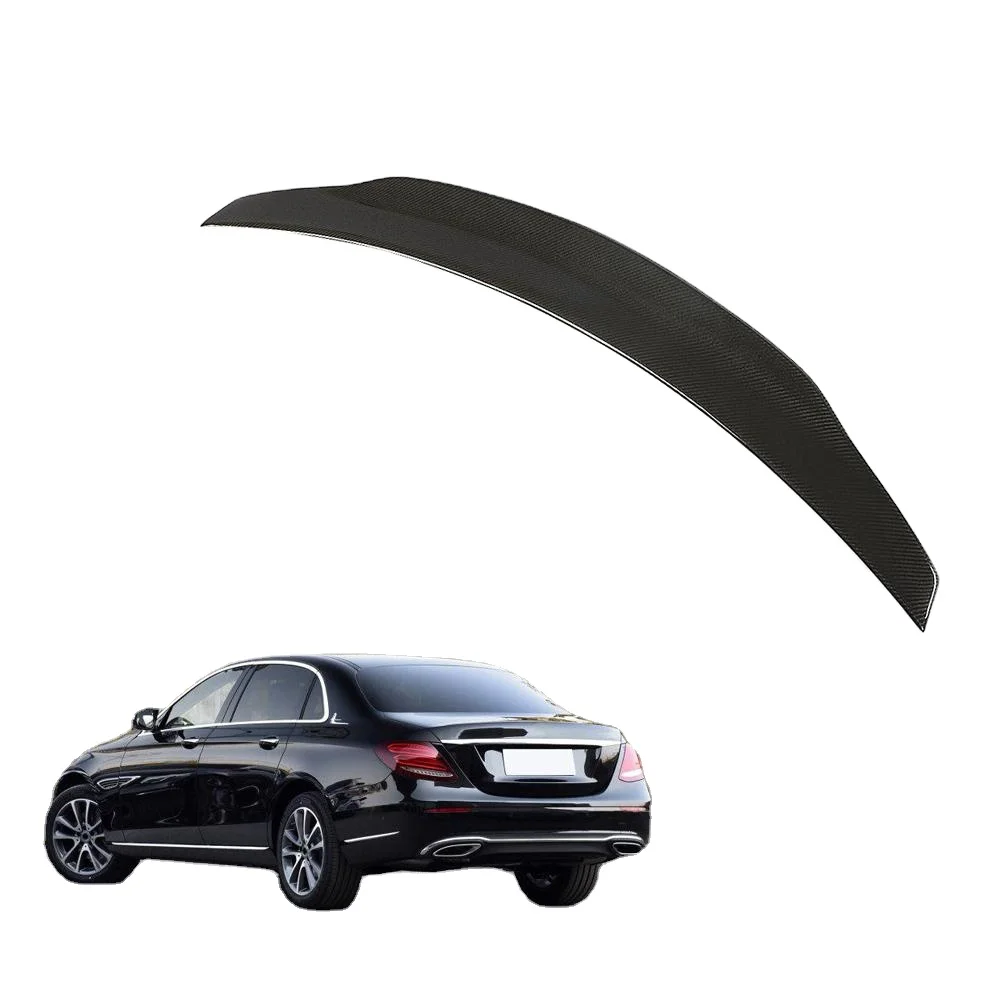 

Подходит для заднего спойлера из углеродного волокна Mercedes-Benz W213 E200 E350 E63 AMG Sedan 16-19