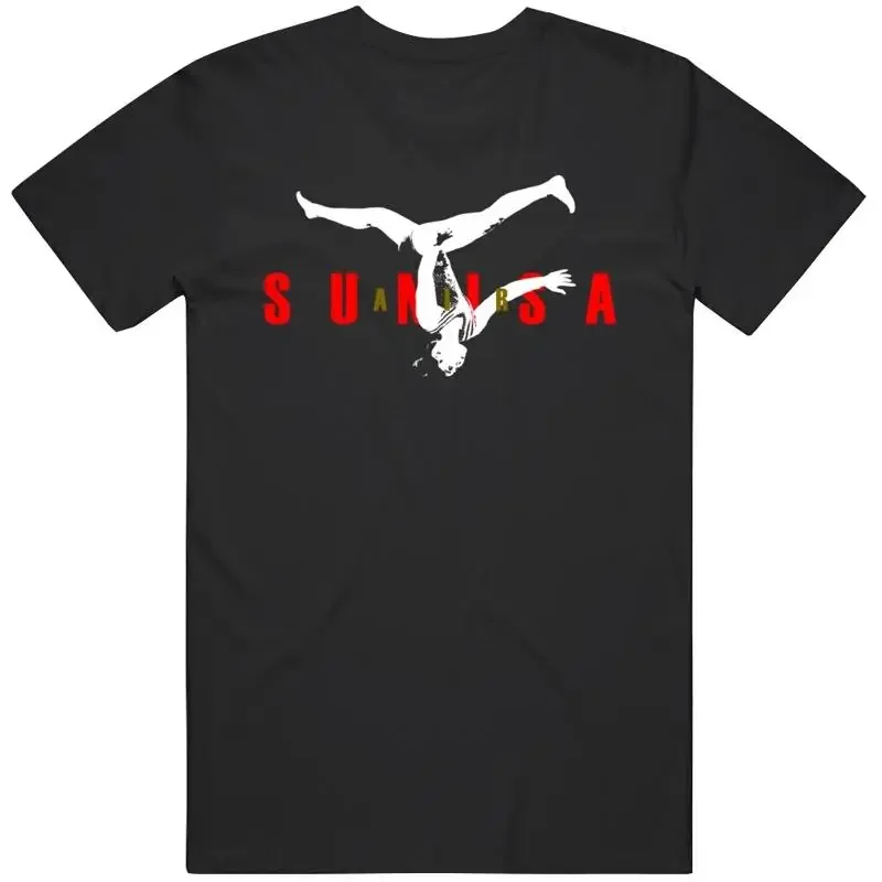 Camiseta para fanáticos de la gimnasia, ganadora de la medalla de oro de Sunisa Lee Air