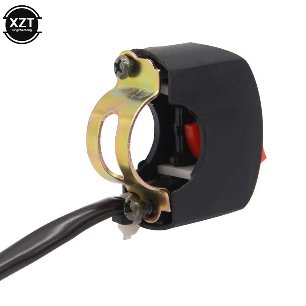 Universal  DC12V/10A Motorcycle Handlebar Flameout Switch ON OFF Button for Moto Motor ATV Bike Black Headlight Switch Modified