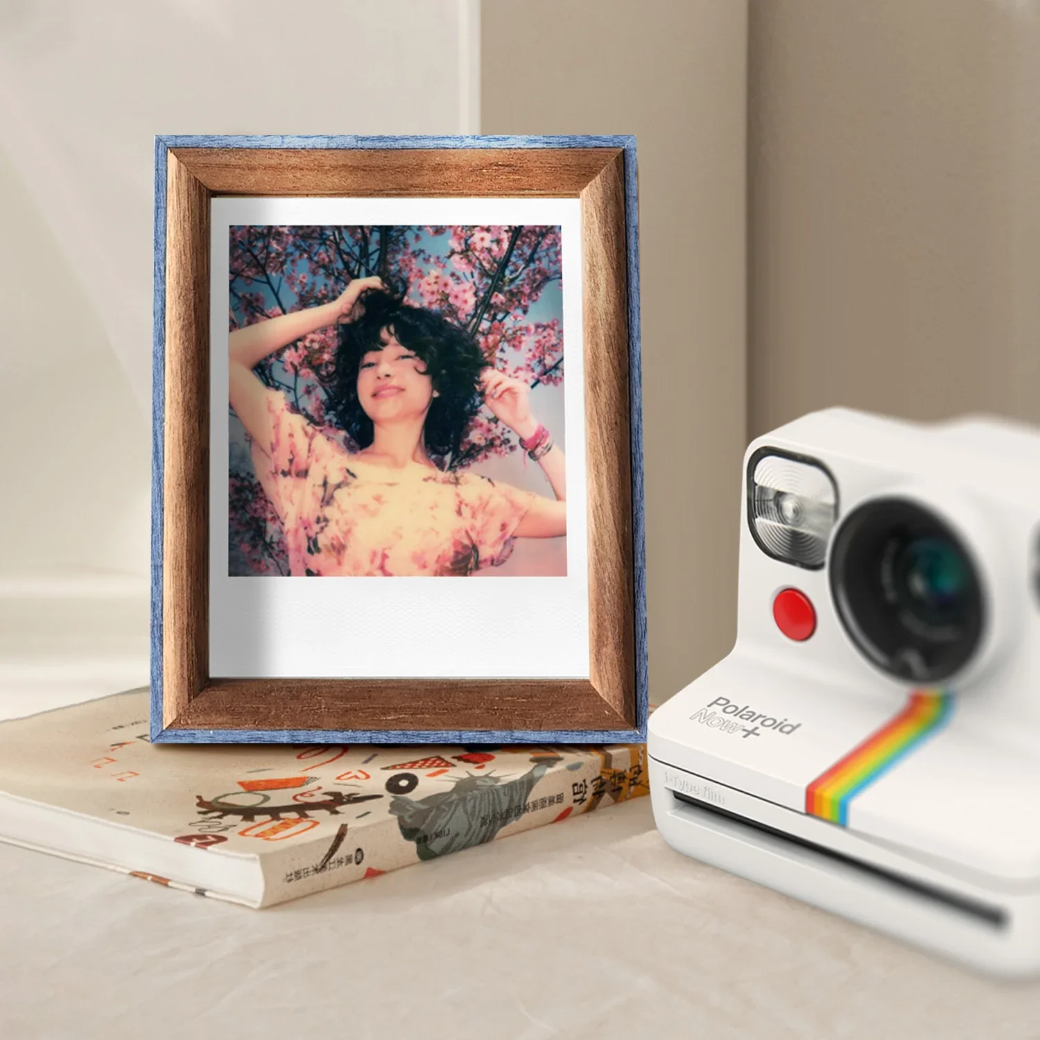 2pc, Polaroid Photo Frame for Polaroid Original Itype 600 SX70 Film Pictures, 4.2” x 3.5” Frames for Polaroid Now Plus OneStep2