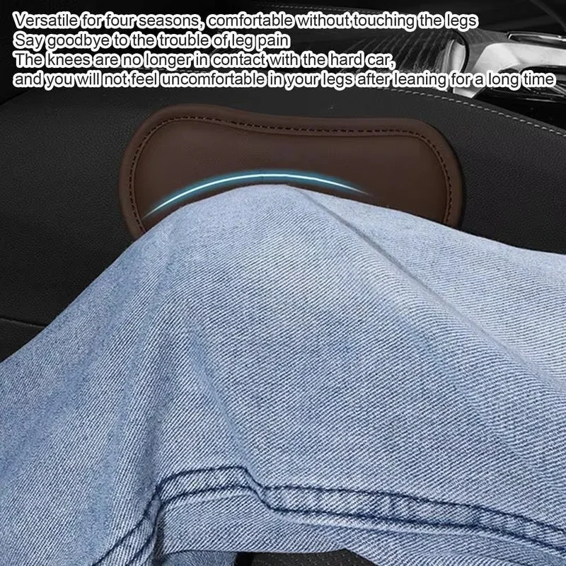 Auto-Ellbogenstützkissen, Schützende Multifunktionale PU-Leder Kniepolster, Auto-Mittelkonsolen-Beinpolster, Auto-Innenausstattung Zubehör – Detail 4