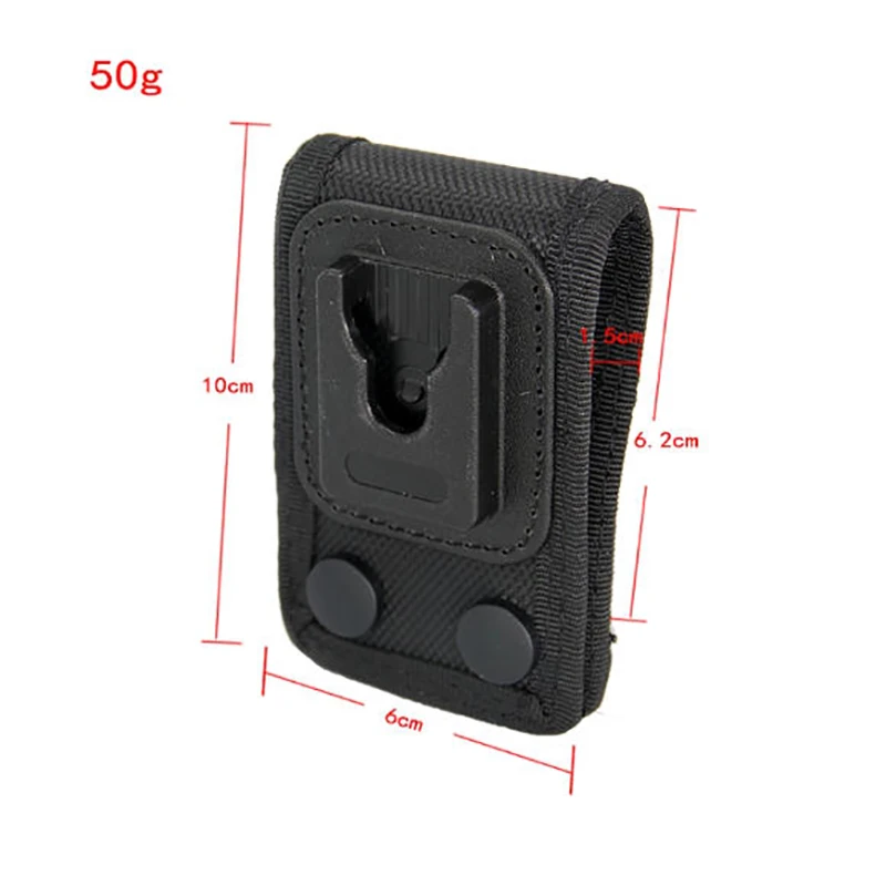 Universal walkie talkie waist buckle hanging bracket waist belt protective cover, Two-way Radio waist quick draw pouch rotatable