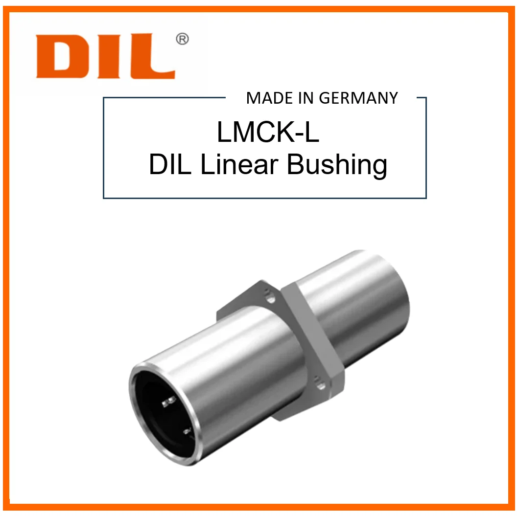 

Original New DIL linear bushing Square Center Flange LMCK LMCK6L LMCK6LUU to replace THK IKO INA linear bearing 3D printer parts