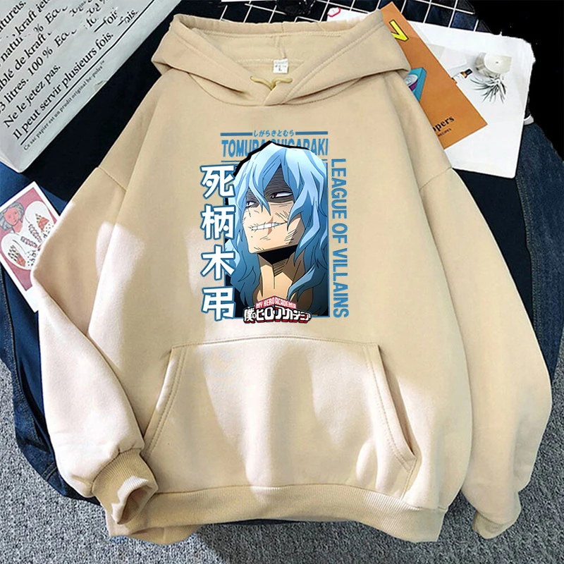 Anime Shigaraki Tomura Printed Hoodie For Women Fashion Autumn And Winter Pullover Sunisex Creative Personalized Sweatshirts