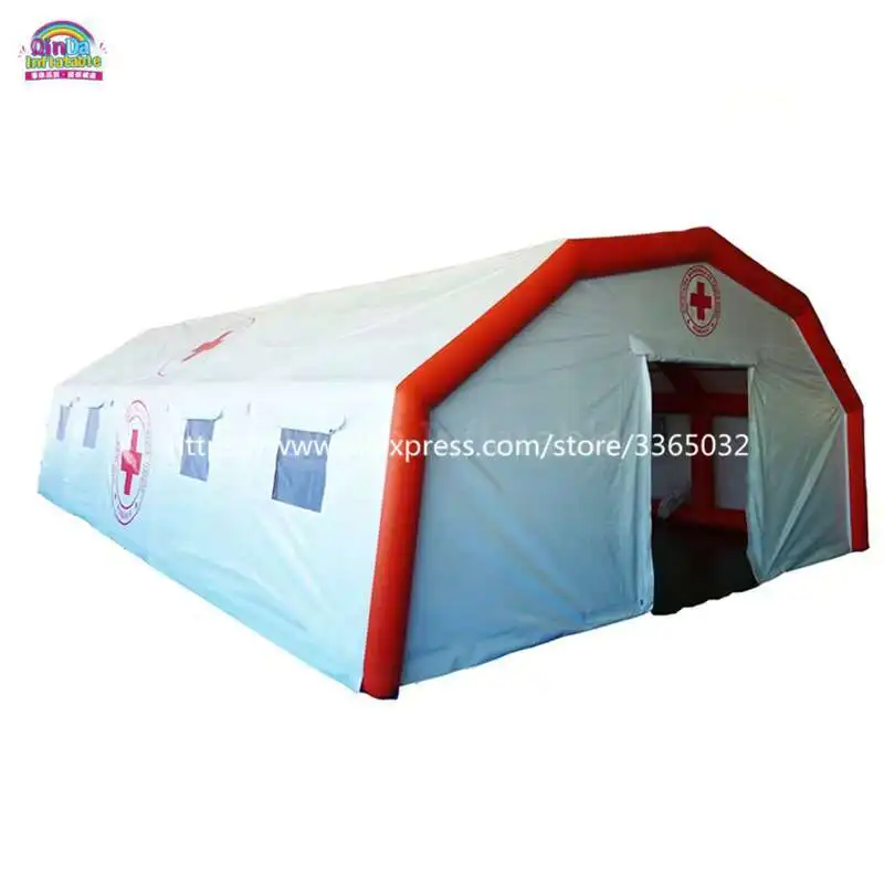 Tienda inflable grande al aire libre de la emergencia del comando, tienda médica inflable del rescate