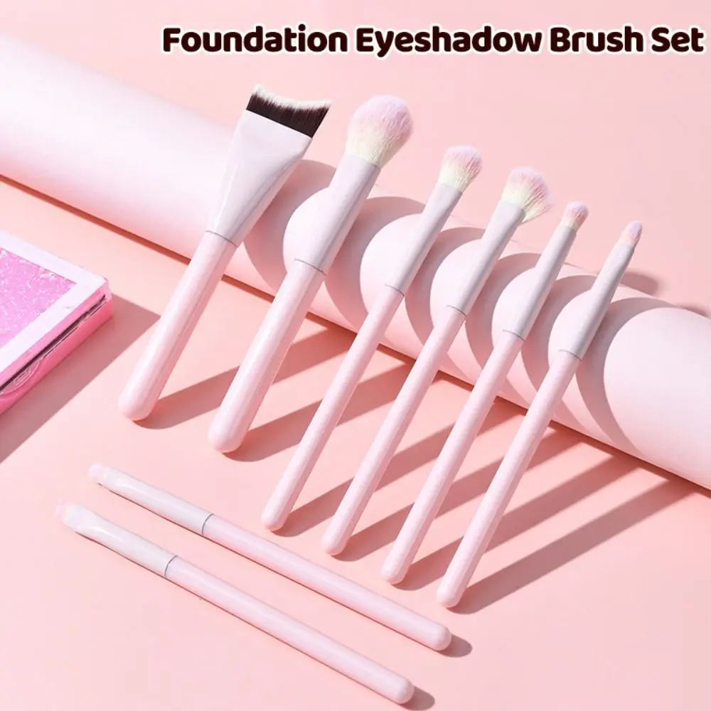 Soft Synthetic Bristles Makeup Brush Set Draw Eyebrows Fluffy Eyeshadow Brush With Bag Contouring Makeup Brushes Set