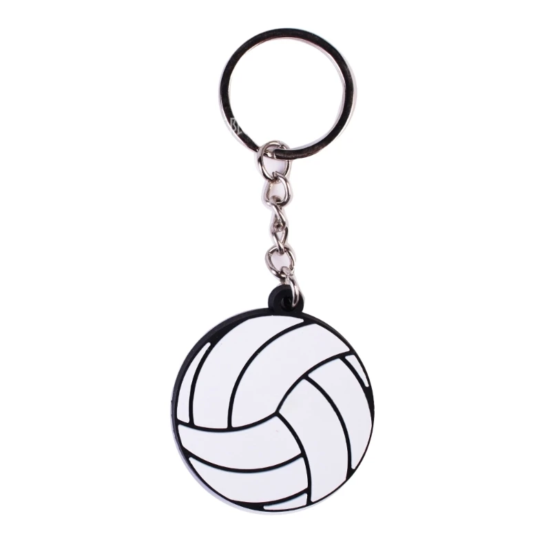 5Pcs Volleyball Keychains Jewelery Keys Party Pendants Gift Chain for Volleyball Favor Fan Pendant Keychain Case Keyring