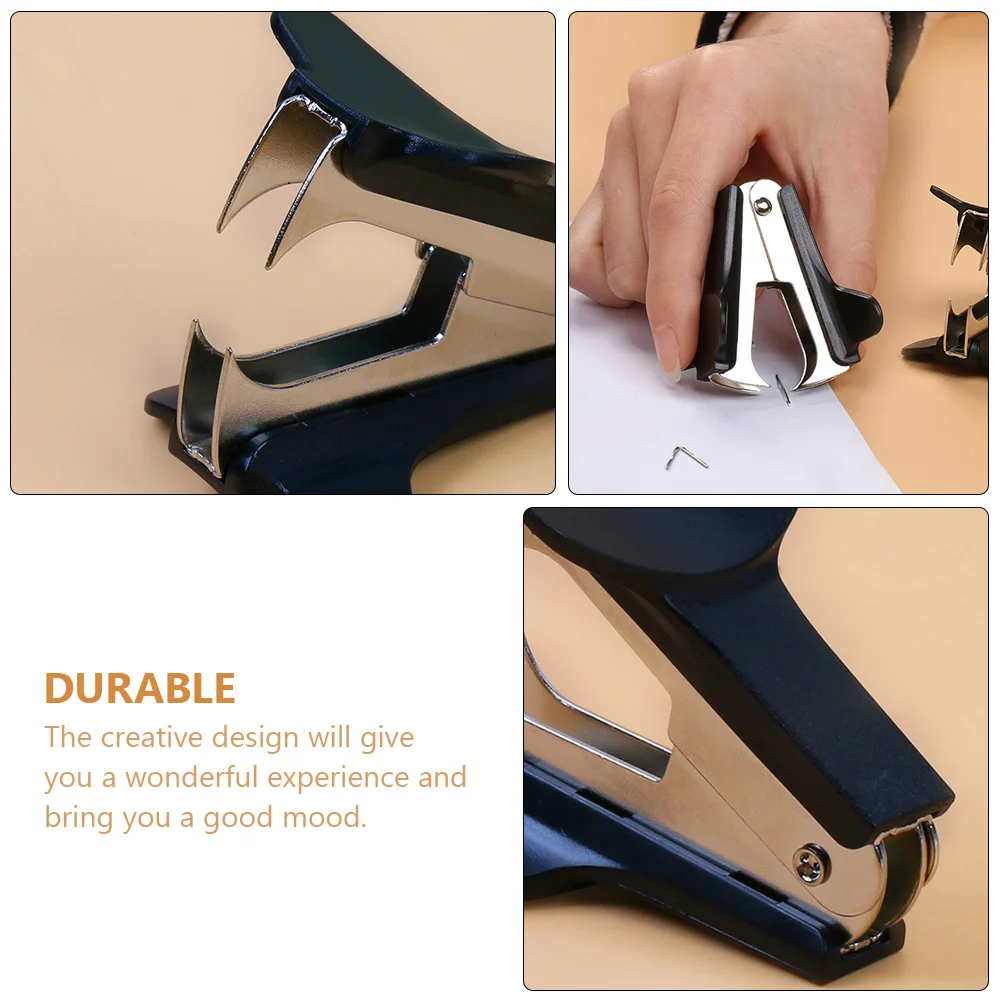 4 шт., степлер для удаления, сверхмощные студенческие канцелярские товары, портативный съемник, экстрактор для ногтей, практичный подарок, безопасное использование, пластик