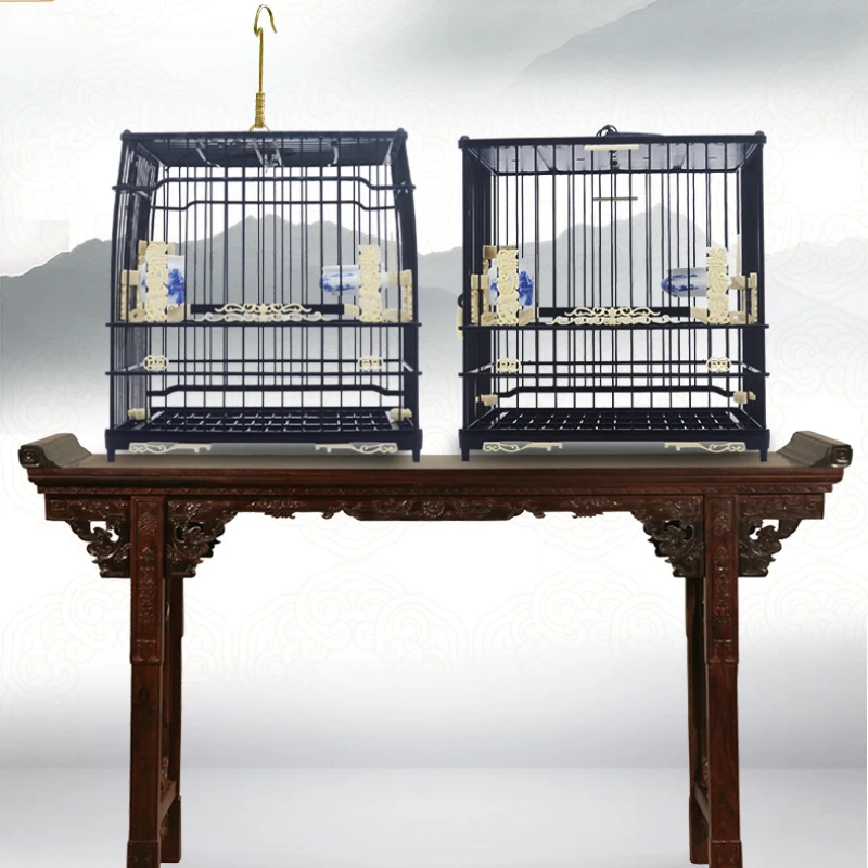 Southe Park Parrot Bird Cages Canary Outdoors Budgie Wooden Luxury Bird Cages Breeding Decoration Vogelhaus Pet Products WZ50BC