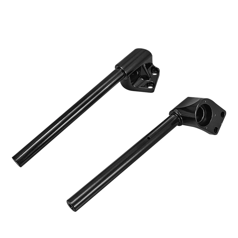 Manillar dividido de aluminio para motocicleta, barra de mango, poema para Kawasaki Ninja 300R 300R 250 250R EX250 2008-2017