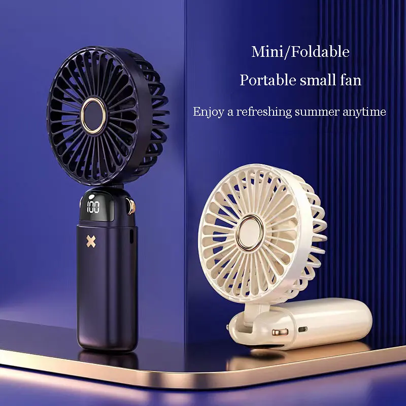 

Desktop Mini Fan, Handheld Fan, Outdoor Five Speed Hanging neck Fan,Electric fan Can add Aromatherapy liquid Fan