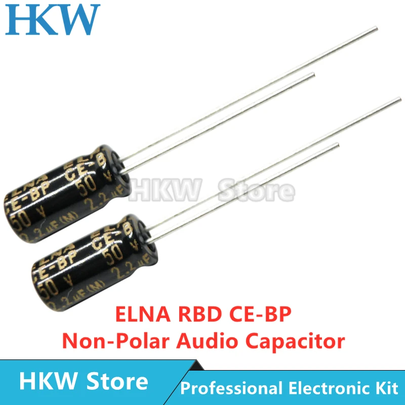 10 pièces/lot ELNA RBD CE-BP série condensateur Audio HiFi bipolaire Non polaire 4.7UF 10UF 22UF 33UF 47UF 100UF 25V 35V 50V 20%