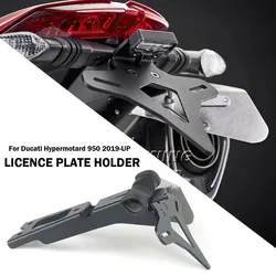 For Ducati Hypermotard 950 2019-UP Motorcycle Accessories Rear Short Tail Stock License Plate Holder Tailstock Frame Bracket Kit