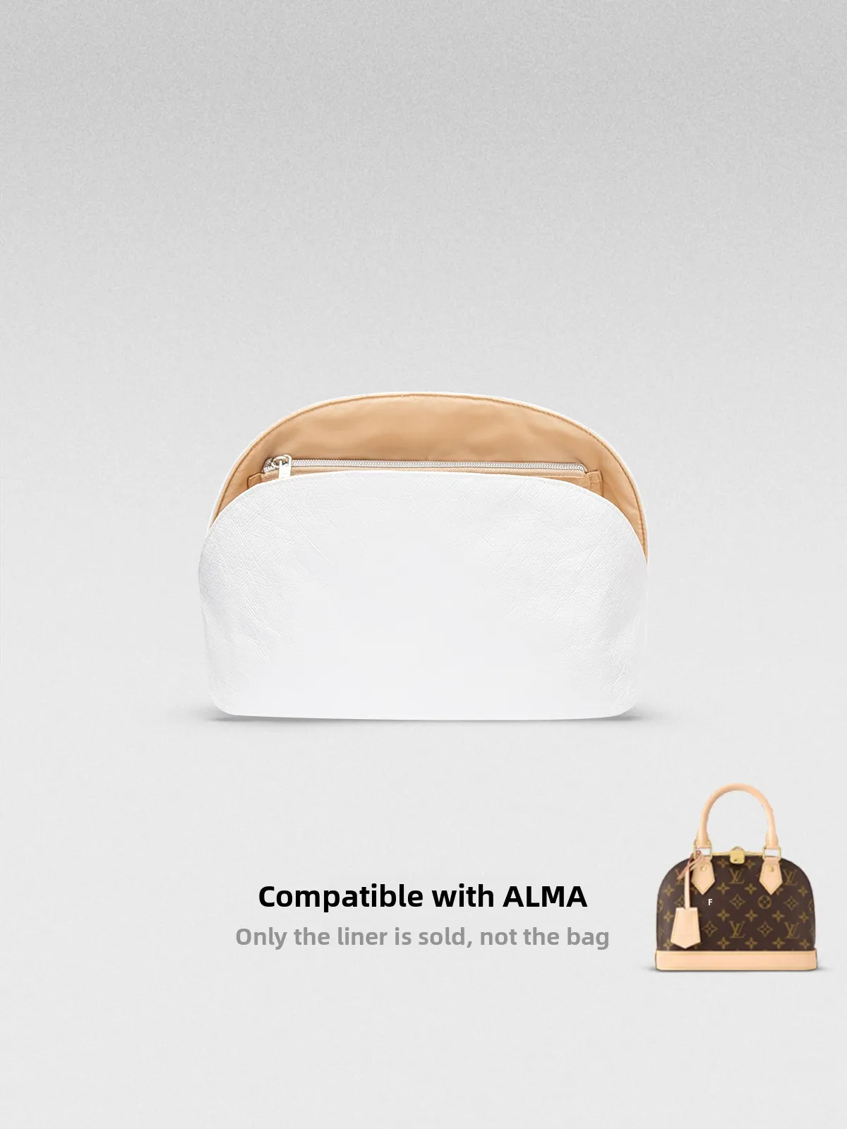 

Маленькая сумка LV Alma из водонепроницаемой бумаги Dupont, органайзер для хранения, легкий, для хранения инструментов, однотонный