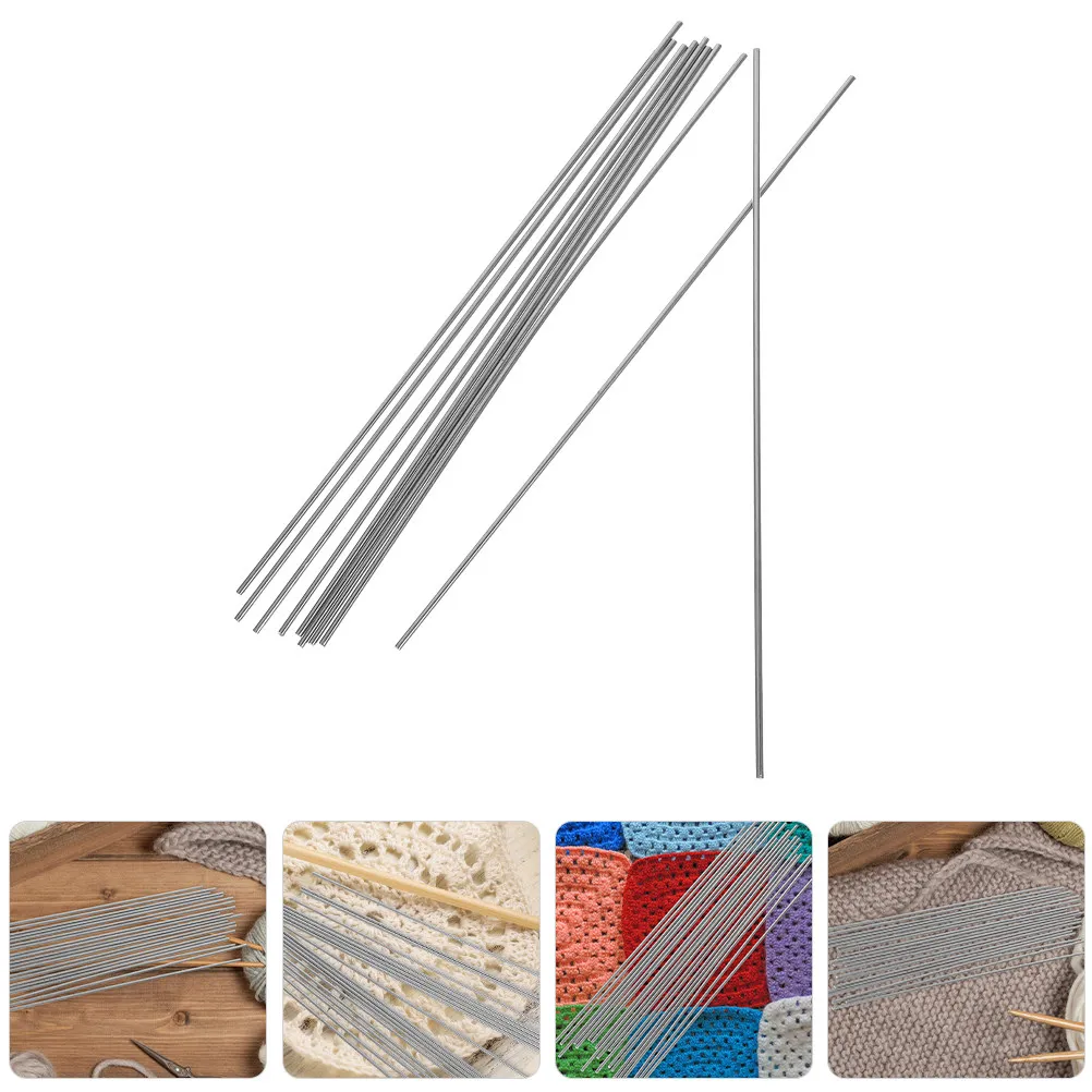 10Pcs Stainless Steel Blocking Board Pegs for Crocheting and Knitting Stable Firm Fixation Versatile Pins for DIY Craft Projects
