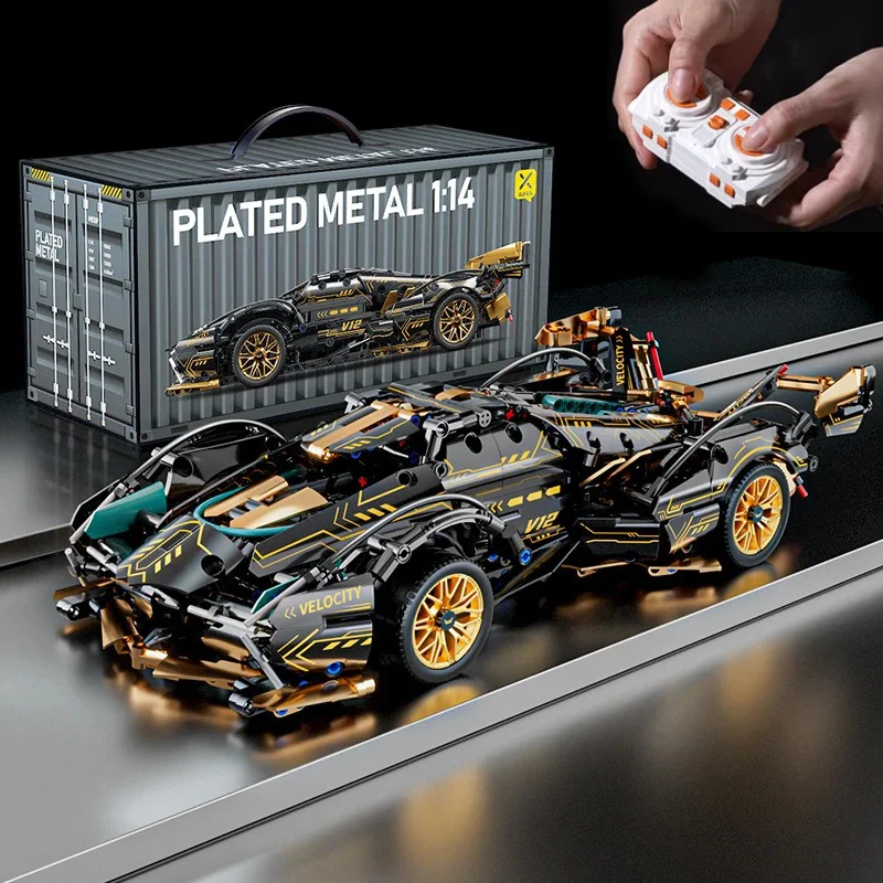 Technical Racing Sport Car Model Building Blocks City Mechanical Speed Vehicle Supercar Bricks Puzzle Toys Kid Adult Gift