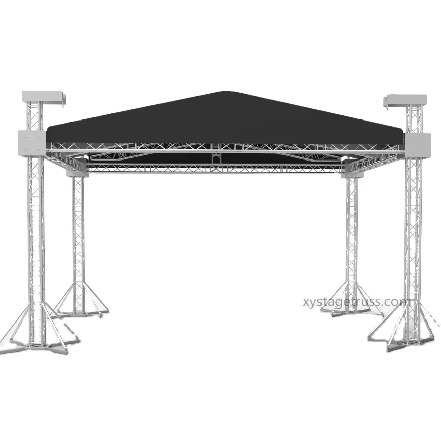 【Direct Factory Sale】XY Pre Rig Stage Light U Torm Estructuras Dj Lighting Circle Array Truss For Sale