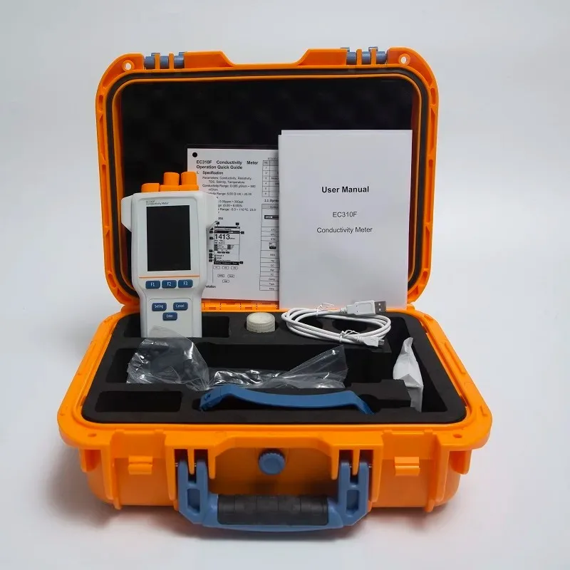 EC310F Digital Multi-parameter TDS pH EC Meter Water Quality Laboratory Conductivity Soil Tester