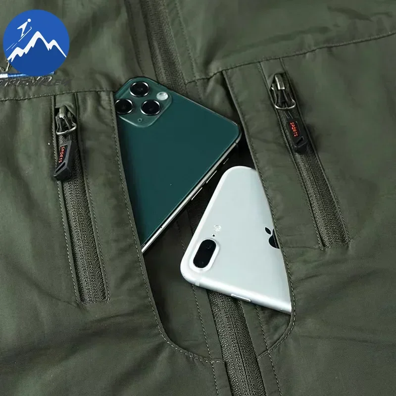 Sleeveless Jacket Vest Men 2025 Summer Cargo Climbing Hunting Waistcoat Club Photographer Fishing Vests Camping Working Clothes