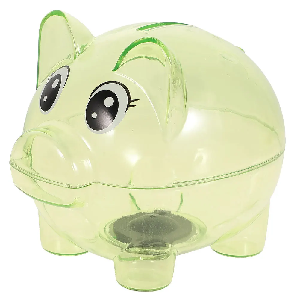 Sparschwein Für Kinder Klar Kunststoff Geld Topf Schwein-Förmigen Münze Box Transparent Spardose Kinder Geburtstag Geschenk Haushalt