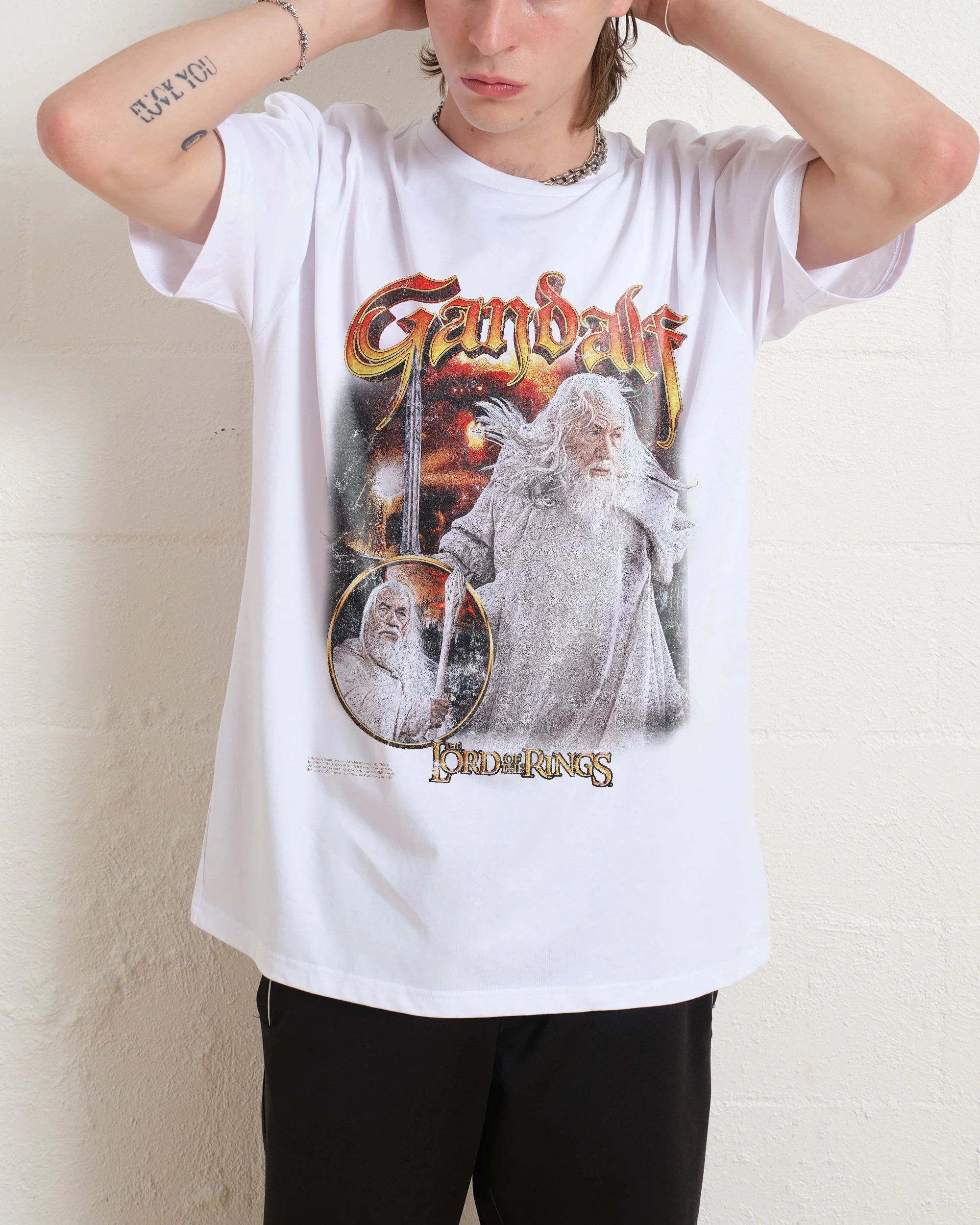 Camiseta informal clásica de verano Gandalf The White, camiseta de marca de lujo para hombres y mujeres