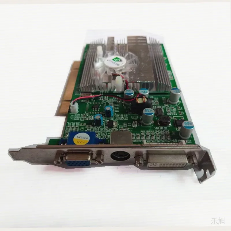 Vintage PCI Discrete Video Card GF5200 128MB Memory DVI VGA Output Display Adapter