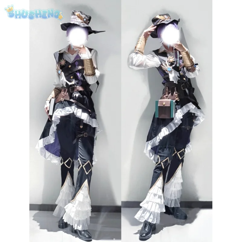 Kamishiro Rui Cosplay Costume Anime PJSK Handsome men and women vest jackets hats shirts prop Halloween carnival suits uniform view 5