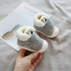 Autumn Winter Baby Girls Boys Snow Boots Newborn Infant Toddler Shoes Children Plush Outdoor Boots Non-slip Kids Shoes