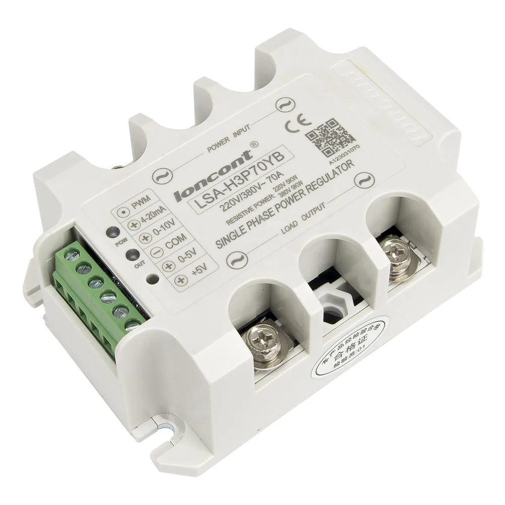 regulador de tensao de estado solido lsa h3p70yb monofasico ac 70a 220v 380v modulo regulador de potencia 01