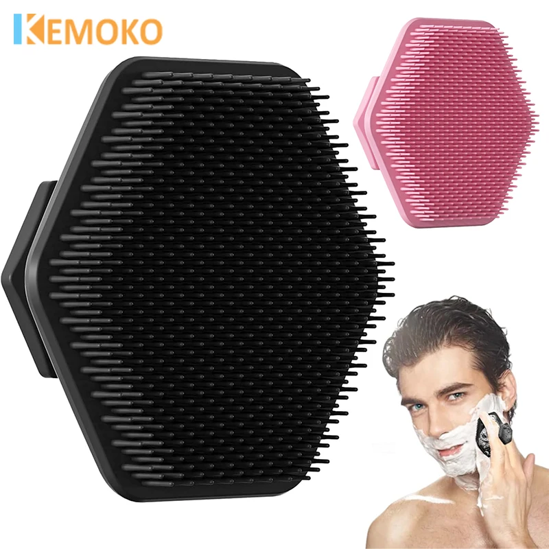 フェイシャルクリーニングブラシスクラバーシリコーンミニチュアフェイスディープクリーンシェービングマッサージブラシ美容シャワースキンケアフェイスクリーナーツール