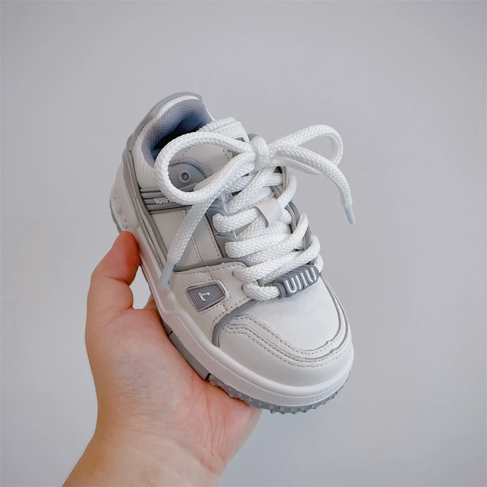 Designer Kids Shoes For Boys Girls Baby White Casual Fashion Sneakers Childrens Walking toddler Sports Trainers Size Eur 26-34