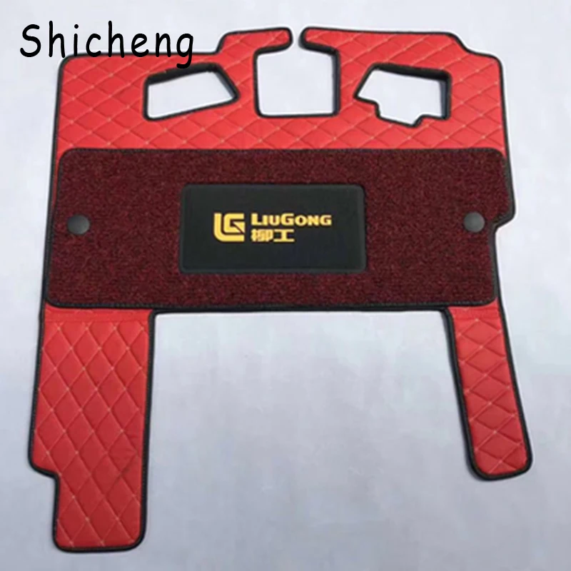 

Excavator Accessories Foot Pad For Liugong LG920E 9075 913E 915E 922E 926E Cabin Carpet Excavator Floor Mat Interior Accessories