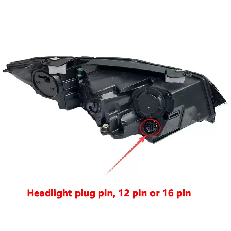 For 2015-19 Land Rover Discovery Freelander Headlight Internal Wiring Harness Headlight Wire Plug Wire Group Circuit