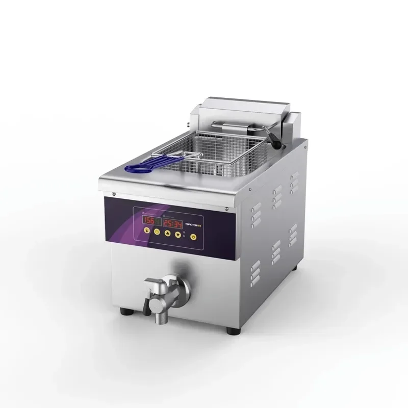 Freidora eléctrica, freidoras eléctricas comerciales, cuerda frita, pollo frito, patatas fritas, Tofu peludo, versión por ordenador, freidora inteligente