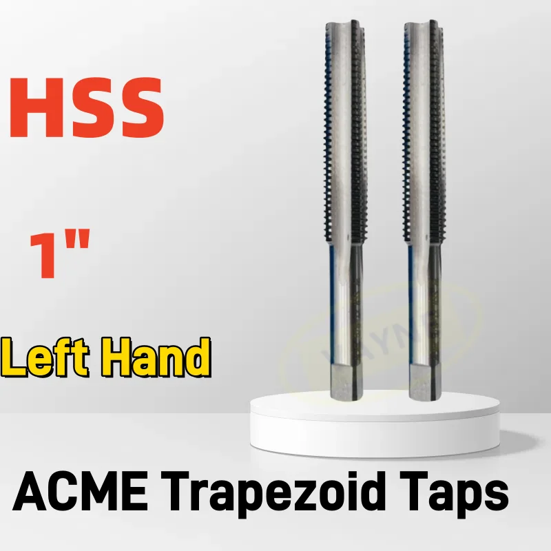 1PCS HSS ซ้ายมืออเมริกัน Trapezoid ก๊อก ACME 1 ''1/16 1'' 1/8 1 ''3/4 1'' 7/8 1 ''1/2 1'' 7/8 ด้ายซ้าย TAP