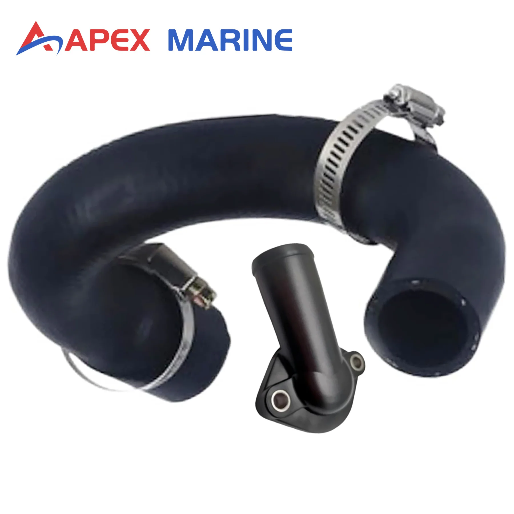 Water Hose Kit 876632 W/ Connector 872752 Compatible with Volvo Penta DP-C1 DP-D1 DP-E DP-G DPX-A DPX-C DPX-R DPX-S DPX-S1 SP-C1
