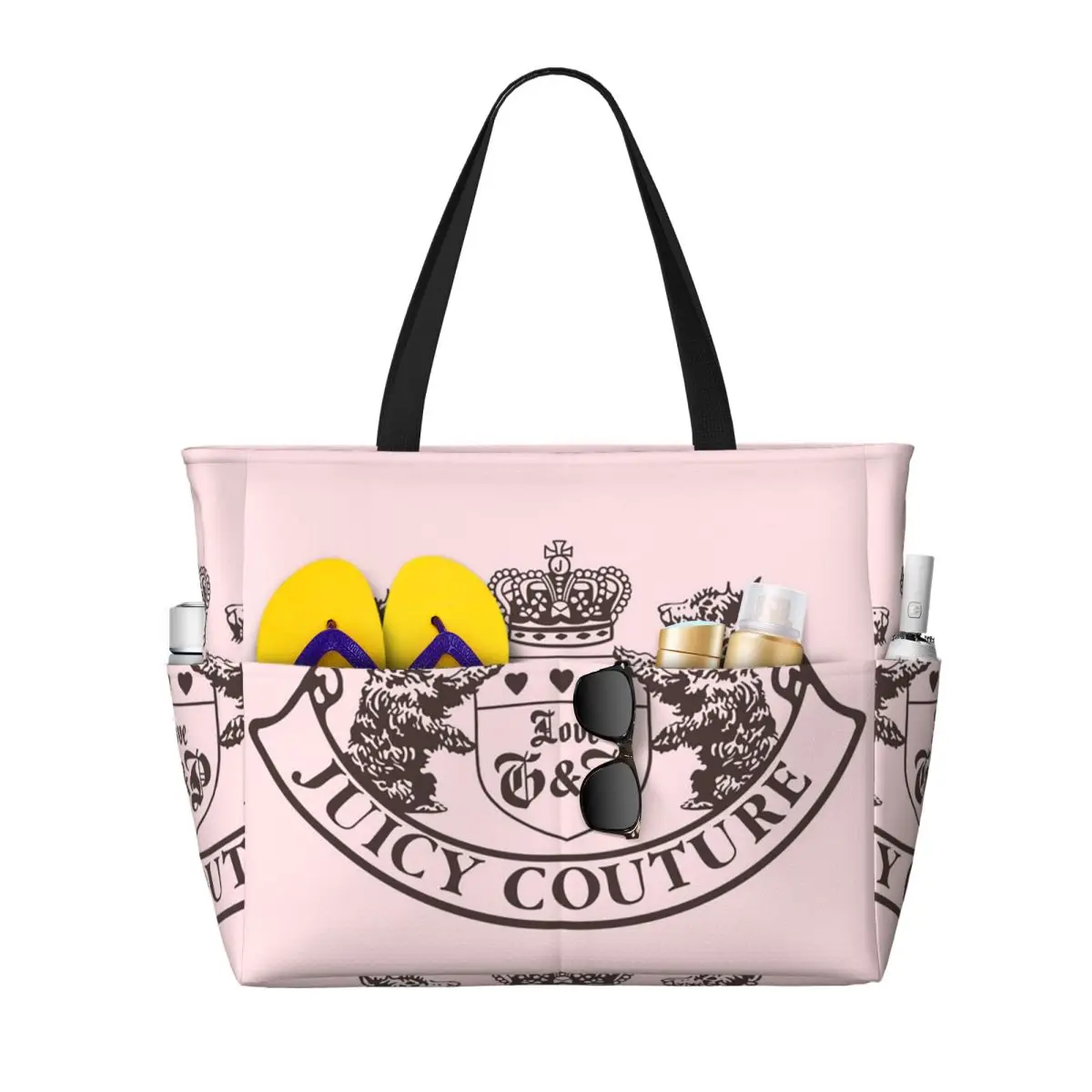 Y2k عصير كوتور كريست حقيبة حمل على الشاطئ حقيبة رياضية للصالة الرياضية واليوجا واق من المطر حقيبة حمل كبيرة للنساء حقيبة سفر حقيبة اللياقة البدنية #2