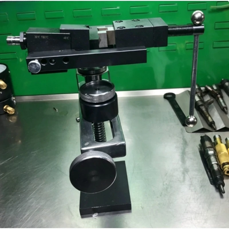 Universal Common Rail Injector Repair Fixture Clamp, Oil Return Collector Frame Tool For Injector Test Bench