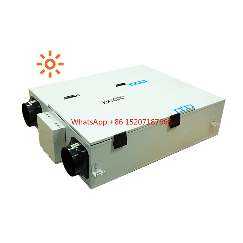 automation intrlligent ERV energy recovery ventilation heat recovery with PTC heating function