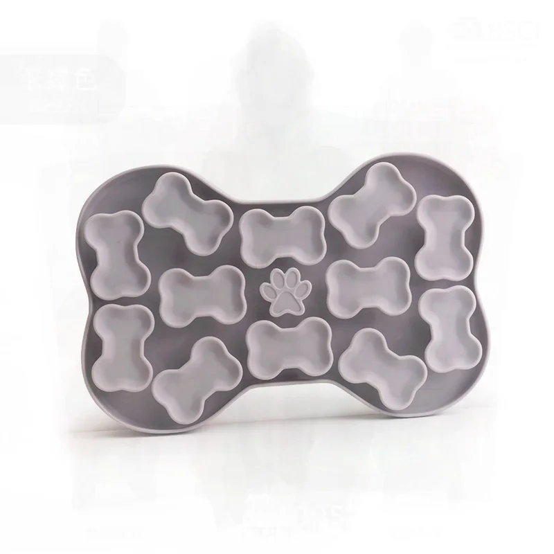 

Pet Slow Food Bowl for Dogs Anti-Choking Puzzle Dog Bowl with Silicone Material in Blue Gray Yellow Colors Suitable for Small