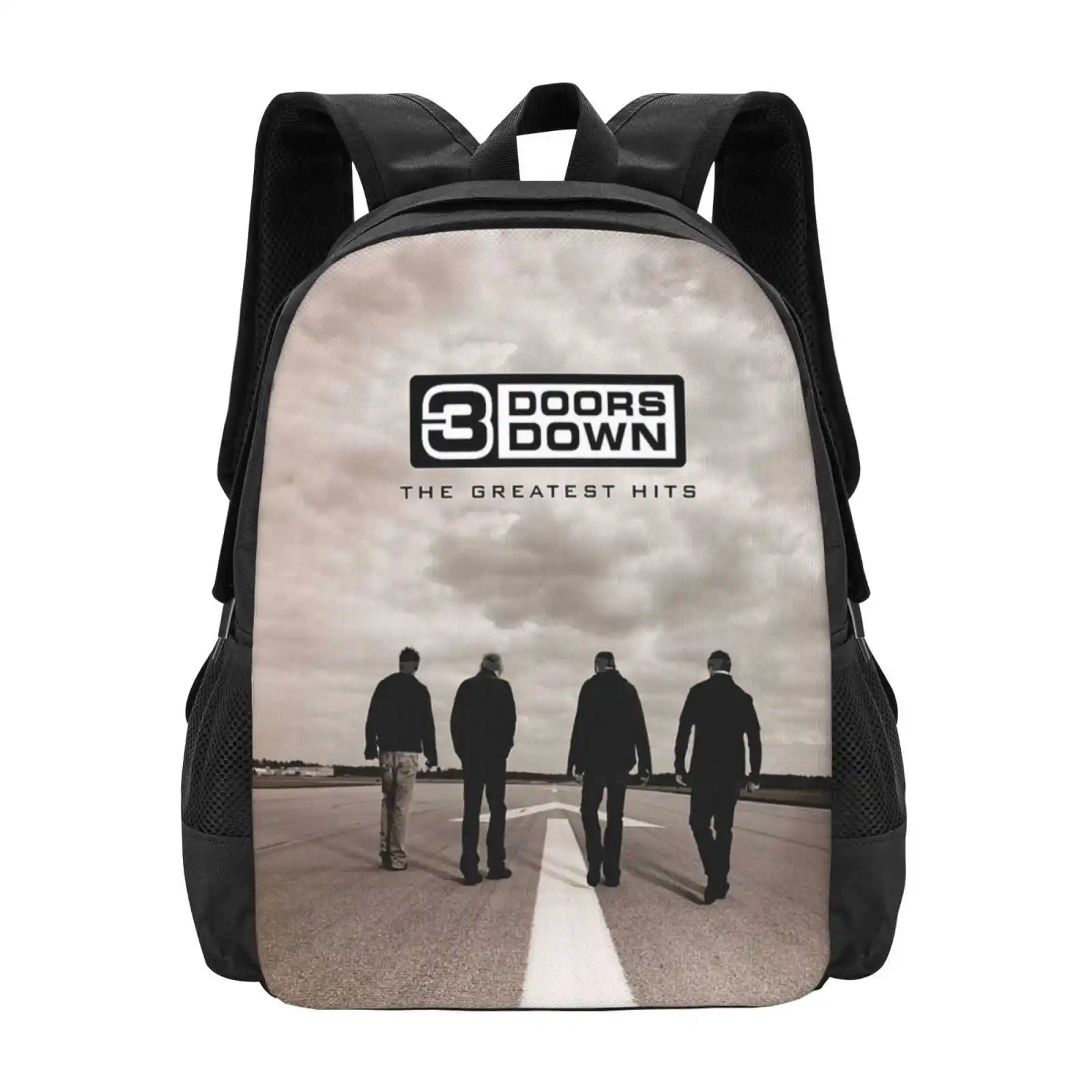 3 Doors Down Greatest Hits 2 Pattern Design Bag Student's Backpack 3 Doors Down Album Covers 3 Doors Down Tour 3 Doors Down