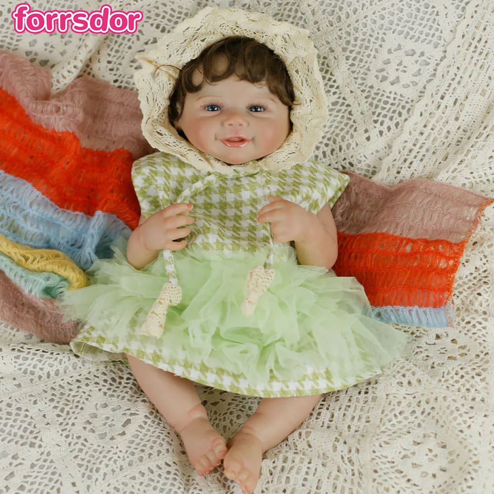 

18inch Realistic Reborn Baby Newborn Doll Lifelike Soft Touch Cuddly Baby 3D Skin with Visible Veins High Quality Handmade Toy