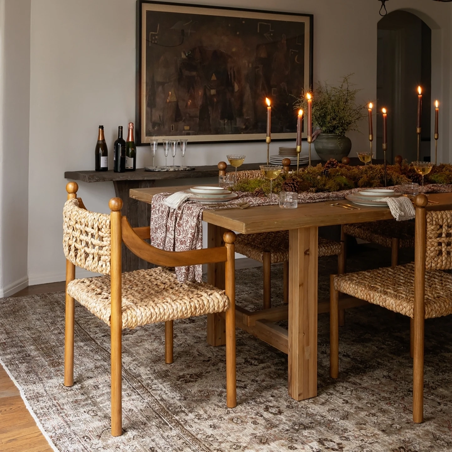 

Japanese style, household, backrest, solid wood, dining chair, rattan, desk chair, armrest, design, paddle chair