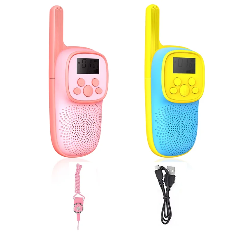 Walkie Talkie for Kids rechargeable toy kids walkie talkies with charger walkie talkie 4 pack Gifts for 3-12Year